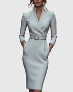 Detail of side pocket on dress