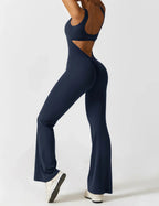 Back cutout detail with model pose variation