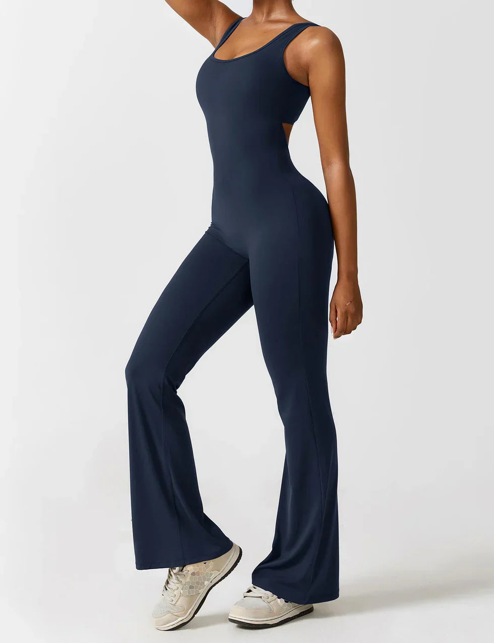Jumpsuit bodice fit and support detail