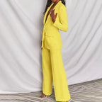 Front pocket detail of tailored trousers