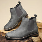 Bottines chelsea à élastiques latéraux charcoal pour homme
