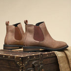 Bottines chelsea à élastiques latéraux pour homme – vue 8