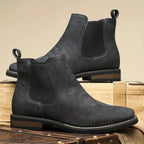 Bottines chelsea à élastiques latéraux pour homme – vue 9