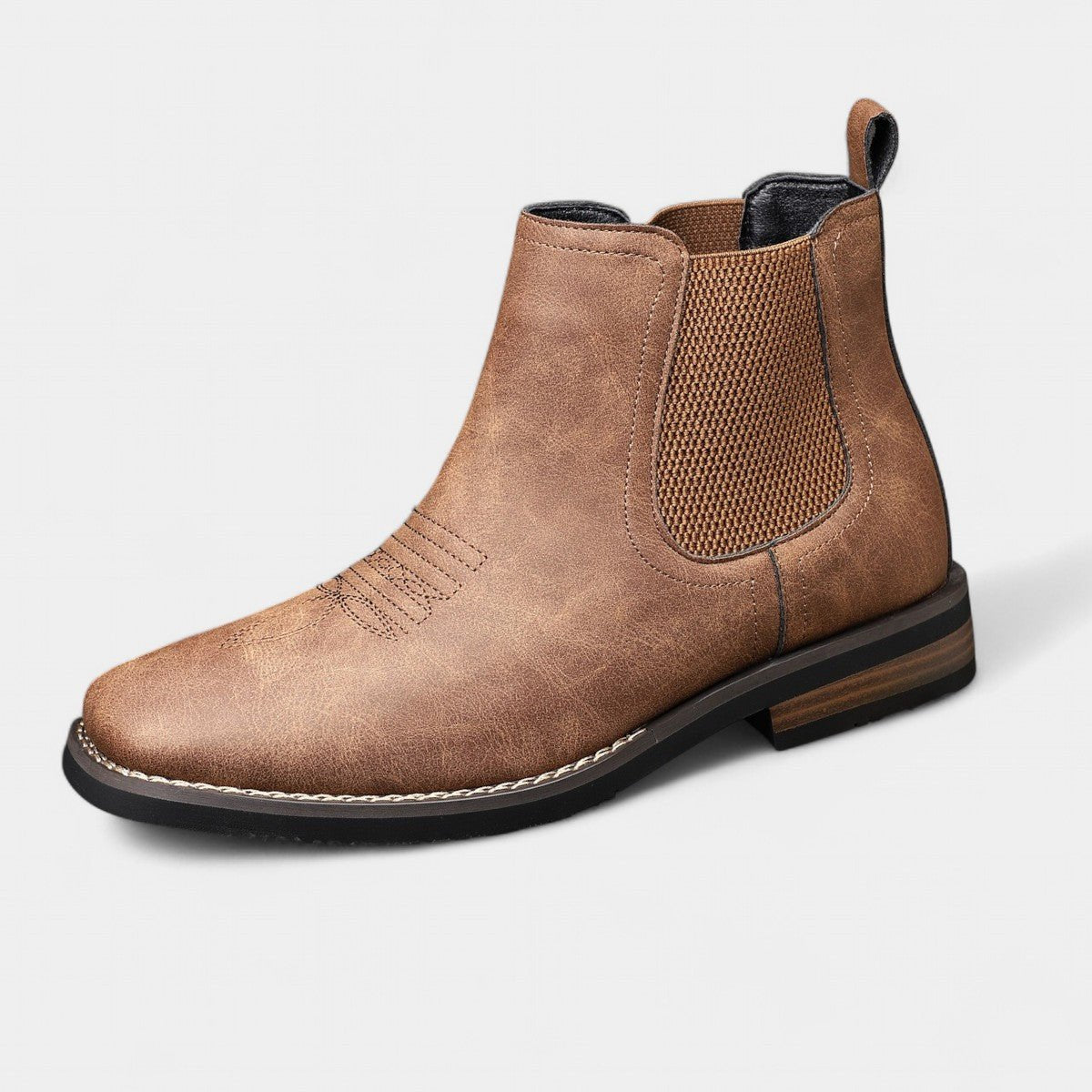 Bottines chelsea à élastiques latéraux pour homme