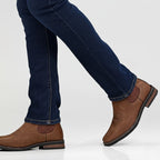 Bottines chelsea à élastiques latéraux pour homme – vue 3