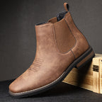 Bottines chelsea à élastiques latéraux pour homme – vue 6