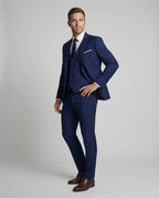 Costume trois pièces ajusté avec gilet pour homme