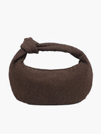Woven bag interior pocket detail