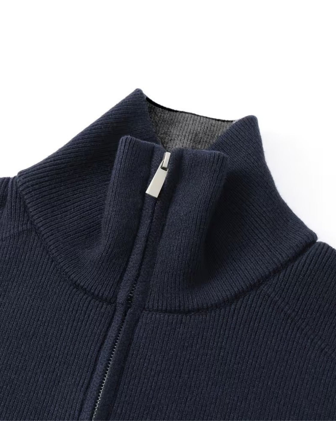 Gilet zippé col montant pour homme – vue 5