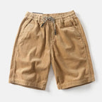 Men's corduroy shorts in relaxed fit, front view
