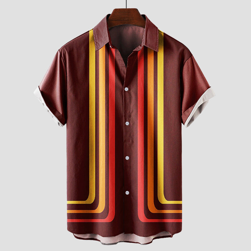 Close-up detail of vertical stripe pattern and cotton fabric