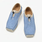 Men's Suede Square Toe Drawstring Loafers