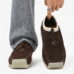 Men's Suede Square Toe Drawstring Loafers