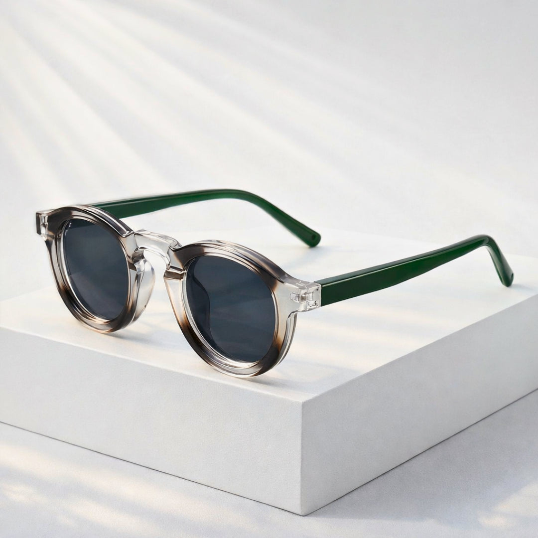 Men's Round Frame Sunglasses
