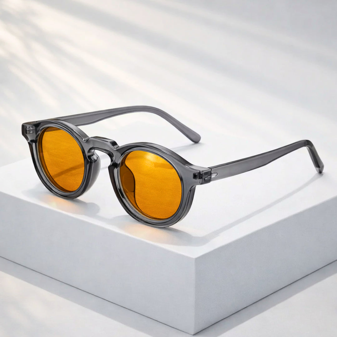 Men's Round Frame Sunglasses