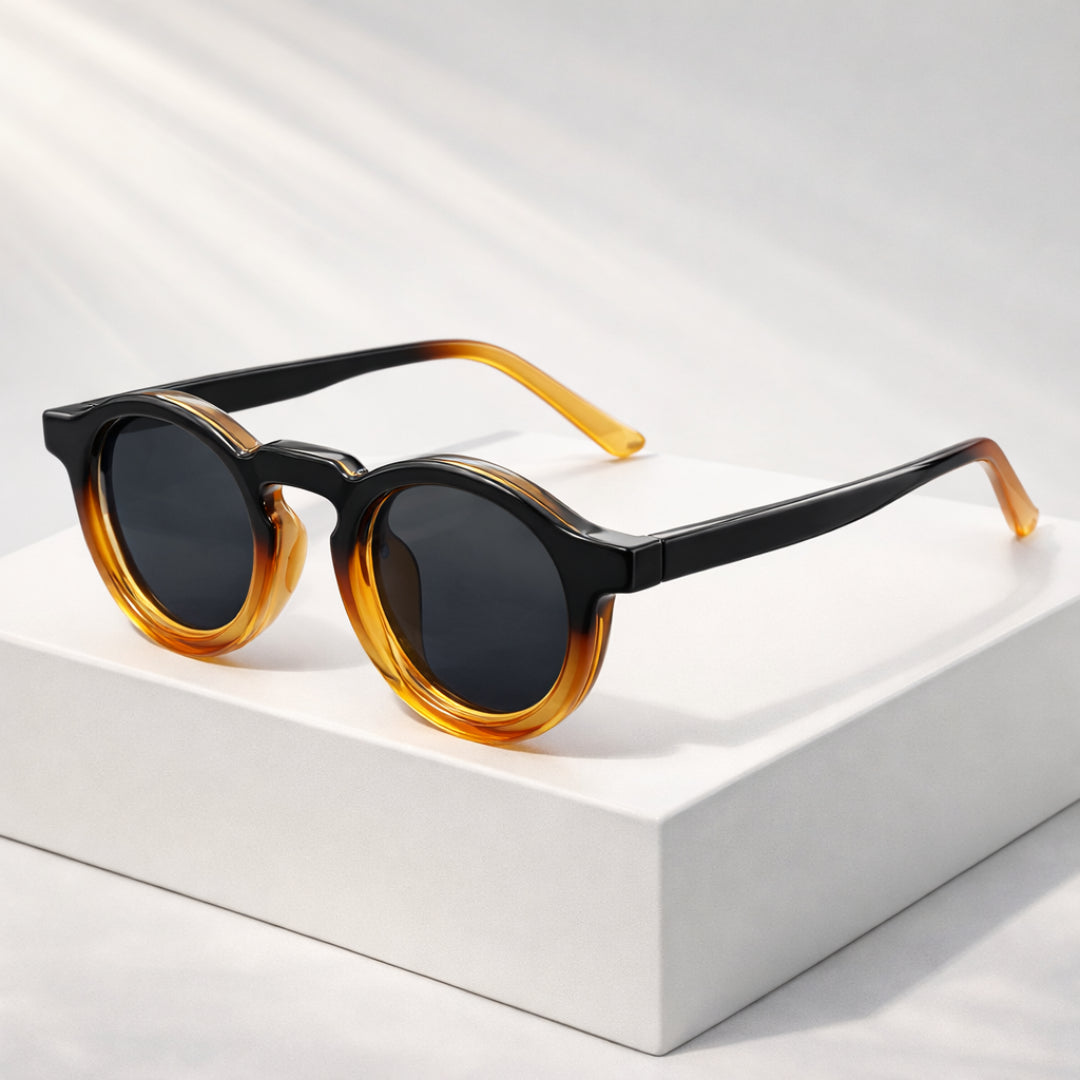 Men's Round Frame Sunglasses