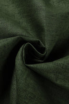 Back view of suit jacket and tailored trousers