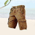 Detail shot of cargo pocket on shorts leg