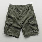Back view of shorts showing pocket placement and fit