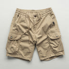 Close-up detail of cargo pocket and utility pocket design
