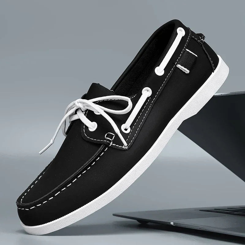 Men's Leather Boat Shoes