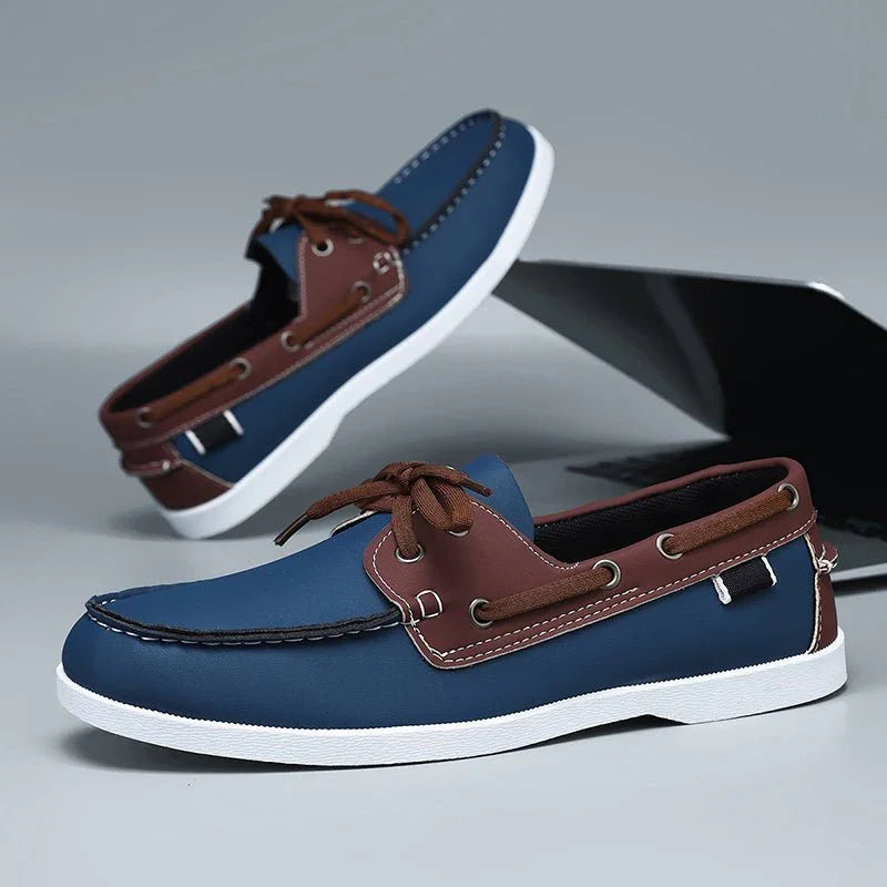 Men's Leather Boat Shoes