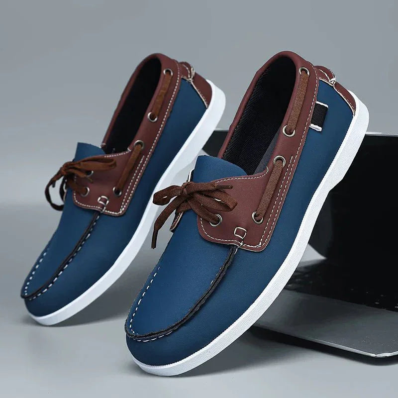 Men's Leather Boat Shoes