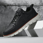 Men's Leather Lace Up Trainers