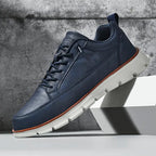 Men's Leather Lace Up Trainers