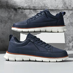 Men's Leather Lace Up Trainers