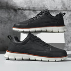 Men's Leather Lace Up Trainers