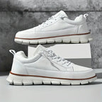 Men's Leather Lace Up Trainers