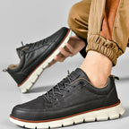 Men's Leather Lace Up Trainers