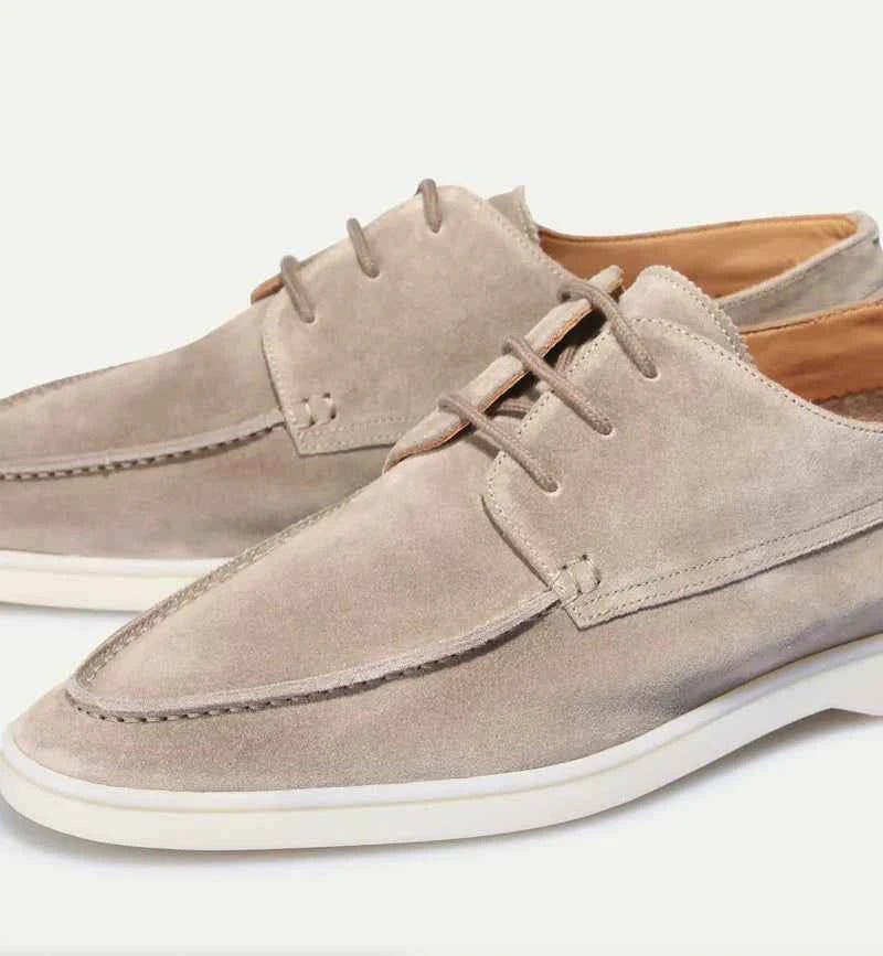 Men's Suede Lace Up Loafers