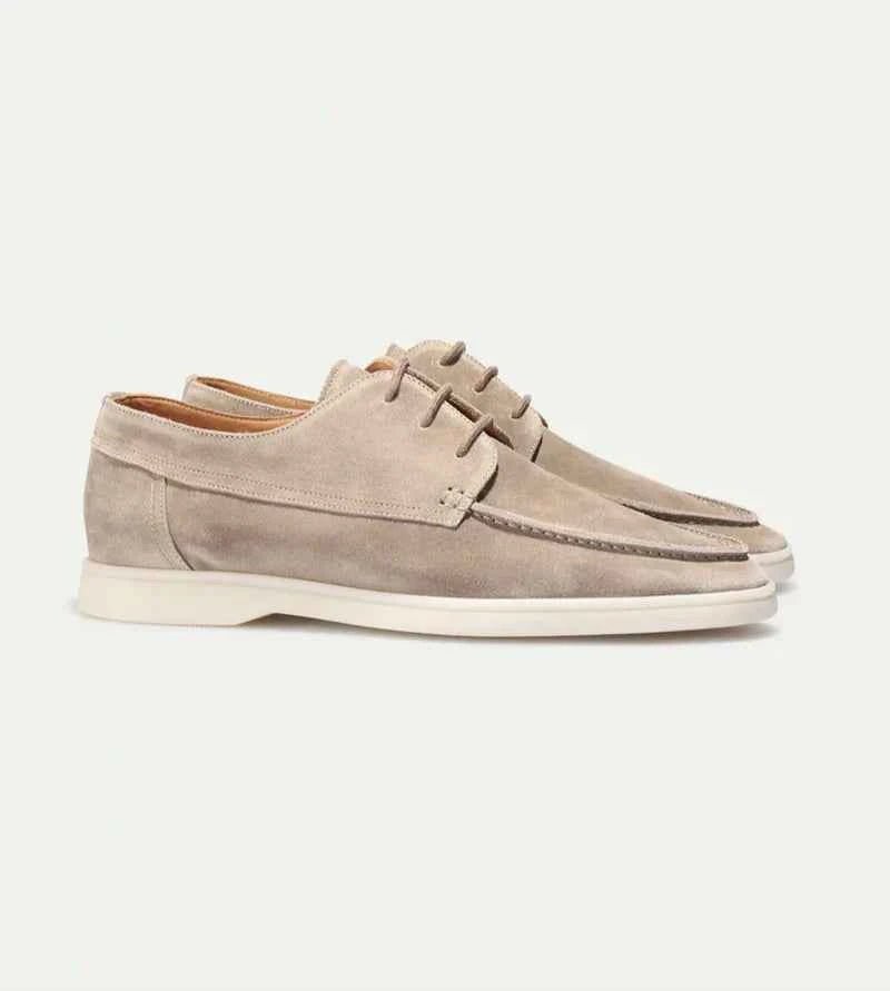Men's Suede Lace Up Loafers