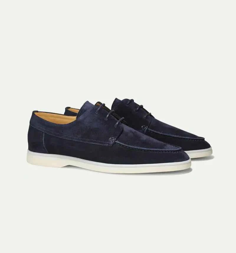 Men's Suede Lace Up Loafers
