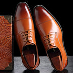 Men's Leather Lace Up Oxford Shoes