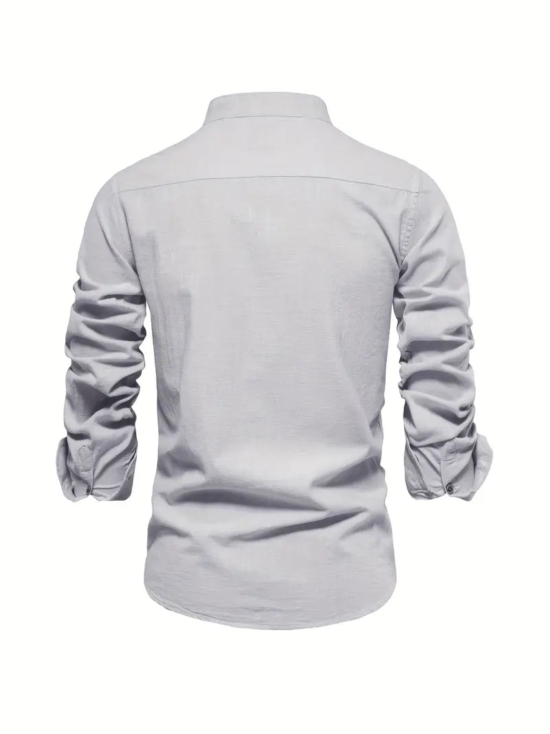 Sleeve detail showing cuff and button closure