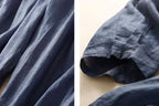 Women's Linen Drawstring Tapered Trousers