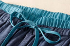 Women's Linen Drawstring Tapered Trousers