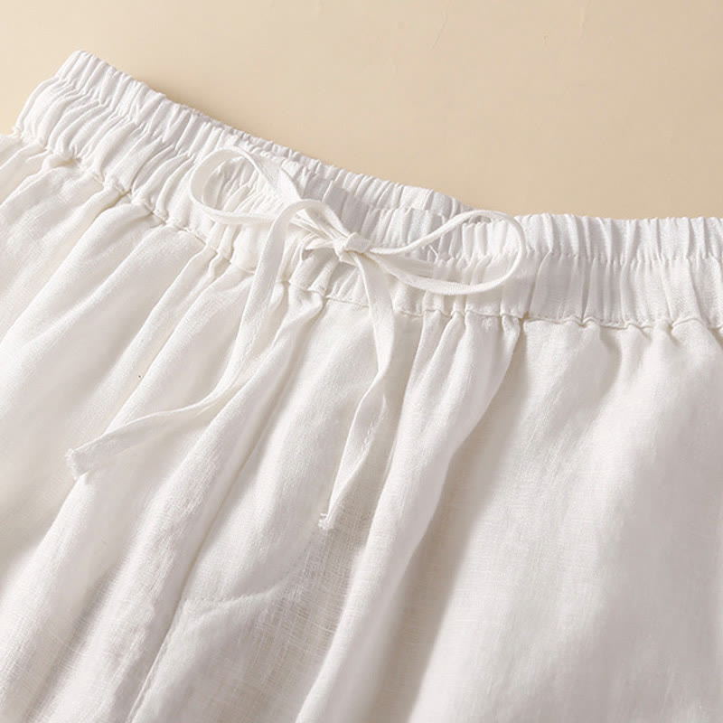 Elasticated waistband with drawstring detail