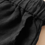 Women's Cotton Lace Trim Drawstring Shorts