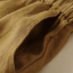 Women's Cotton Lace Trim Drawstring Shorts