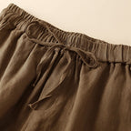 Women's Cotton Lace Trim Drawstring Shorts