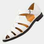 Men's Strappy Open Toe Sandals with Adjustable Buckle Closure
