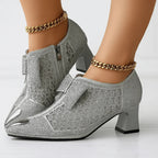 Sole and heel height detail view