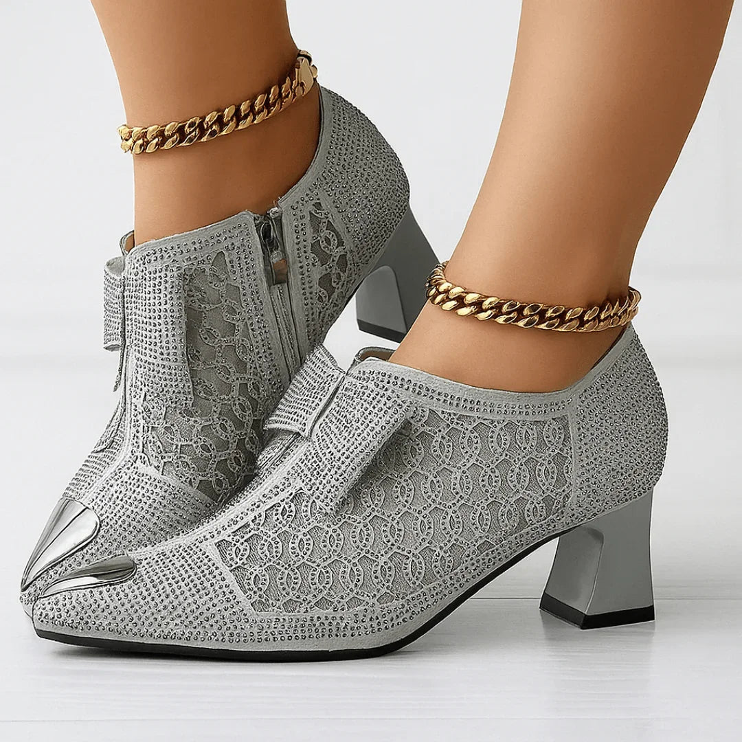 Sole and heel height detail view