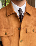 Veste col chemise poches poitrine boutonnée pour homme – vue 3