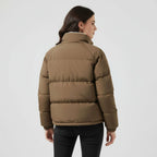 Veste matelassée capuche doublure sherpa pour femme – vue 3