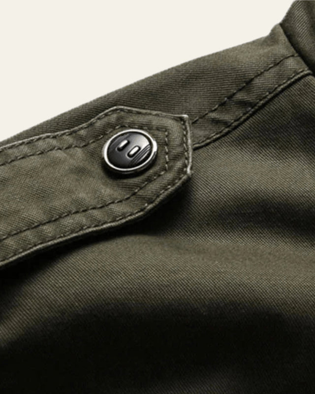 Veste militaire col montant multi-poches pour homme – vue 7